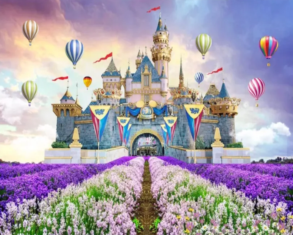 3D Wallpaper Disney Park Fun Daycare